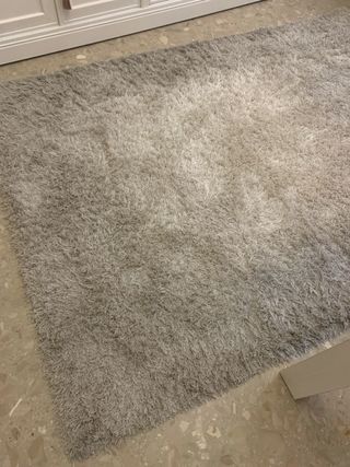 Alfombra pelo suave beige/gris 230x160