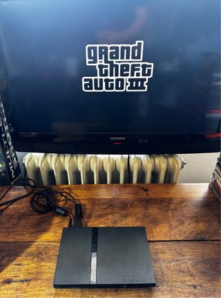 Consola PS2 Slim Negra Sony