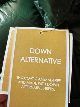 Chaqueta Michael Kors verde packable Talla S