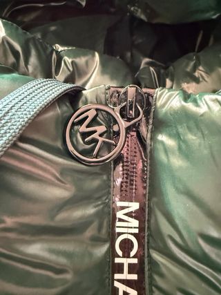 Chaqueta Michael Kors verde packable Talla S