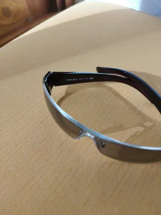 Gafas de Sol Prada Plata y Negro