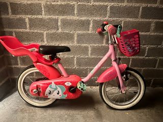 Bicicleta infantil rosa Decathlon