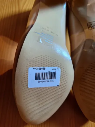 Zapatos de tacón Nine West beige