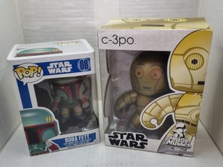 Star Wars Boba Fett + C-3PO Funko Mighty Muggs