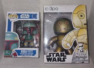 Star Wars Boba Fett + C-3PO Funko Mighty Muggs