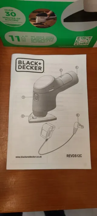 Lijadora BLACK+DECKER Reviva 12V