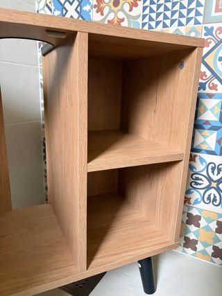 Mueble de baño madera y metal