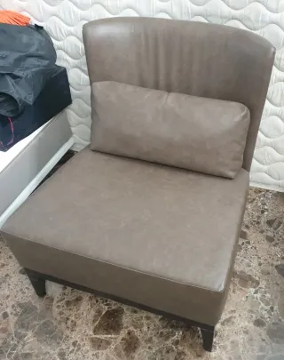 Sillón individual marrón sofa promoción