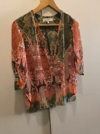 Blusa La Collection Estampada Talla S