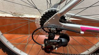 Bicicleta Montaña 26 Plata/Rosa