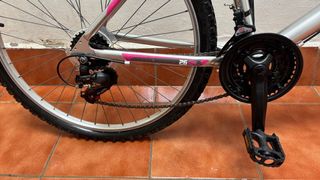 Bicicleta Montaña 26 Plata/Rosa