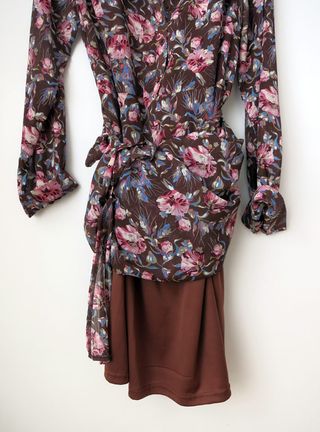 Vestido camisero estampado. Talla: M