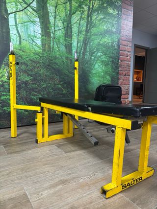 Banco de pesas SALTER amarillo