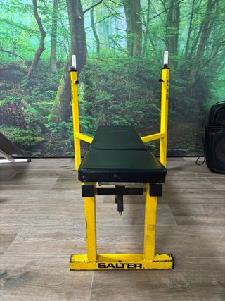 Banco de pesas SALTER amarillo