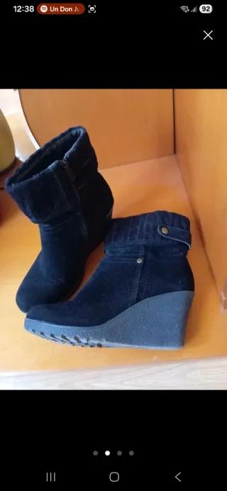 Botines ante negros Talla 39