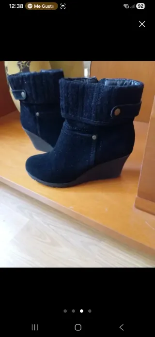 Botines ante negros Talla 39
