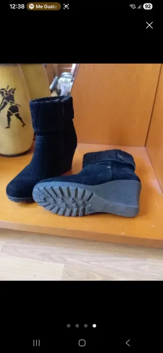 Botines ante negros Talla 39