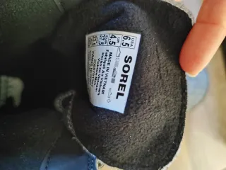 Botas Sorel Talla 37 Gris y verde