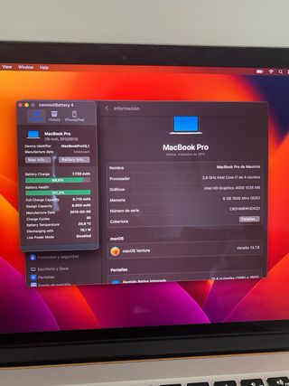 MacBook Pro 15 Retina mediados 2012 A1398