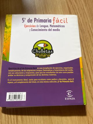 5º de Primaria fácil. Libro de Ejercicios