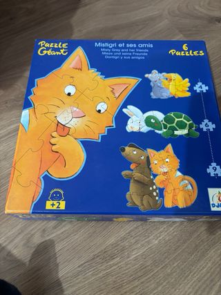 Puzzle Gigante Mistigri y sus amigos