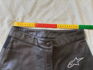 Pantalón de ir en moto de cuero Alpinestars mujer