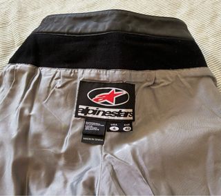 Pantalón de ir en moto de cuero Alpinestars mujer