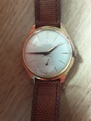 Reloj Festina 17 Rubis Antimagnético Dorado