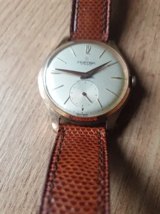 Reloj Festina 17 Rubis Antimagnético Dorado