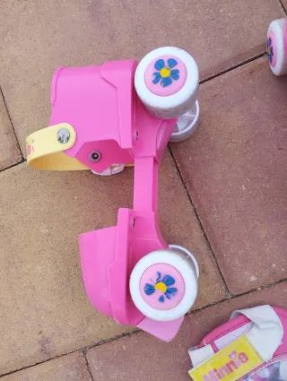 Patines y protecciones Minnie Mouse