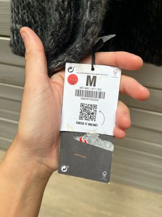 Bufanda de chico gris y negra