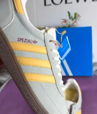 Adidas Handball Spezial Gris y Amarillo