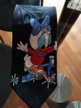 Cravatta Gold City Seta Paperina Disney