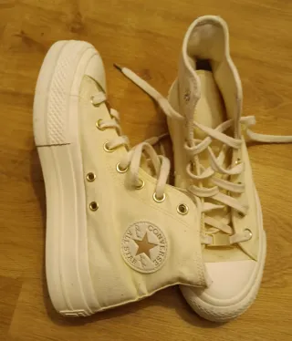 Zapatillas Converse Blancas Caña Alta