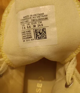 Zapatillas Converse Blancas Caña Alta