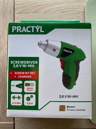 Atornillador eléctrico Practyl 3,6V Ni-MH