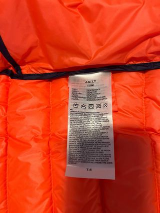 Chaleco acolchado Jott naranja