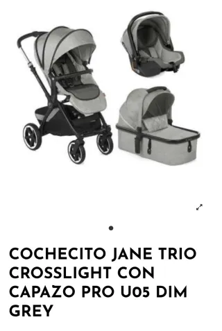Cochecito Jane Crosslight Trio Capazo Pro