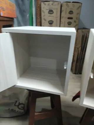 Mesitas auxiliares de madera