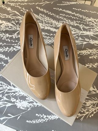 Zapatos Clarks Mujer Talla 41 Beige