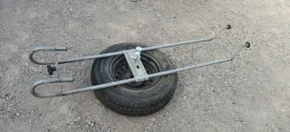 Soporte Rueda Chasis Alko + rueda y llanta 14"