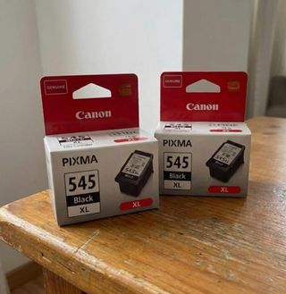 2 Cartuchos Canon 545 XL Originales Negros