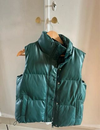 Chaleco acolchado New Look verde