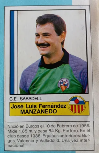 CD SABADELL CROMOS RECORTADOS 1982-1988