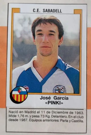 CD SABADELL CROMOS RECORTADOS 1982-1988