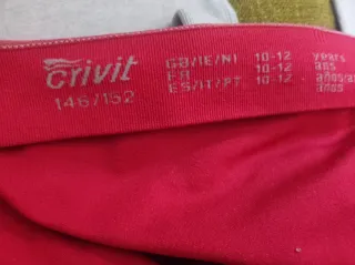 Conjunto térmico niña rojo y gris