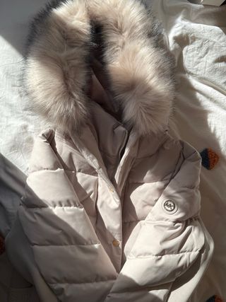 Anorak Michael Kors Beige con Cinturón