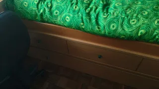 Cama nido con doble somier y puente