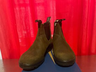 Blundstone Stivali Pelle Scamosciata Marrone Tg 38