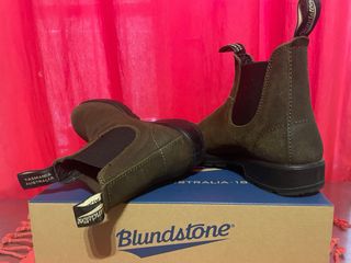 Blundstone Stivali Pelle Scamosciata Marrone Tg 38